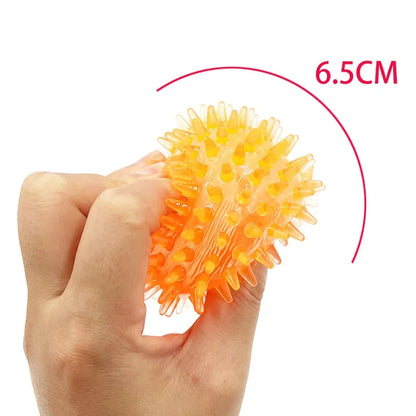 Luminous Bouncy Sound Dog Toy Molar Ball