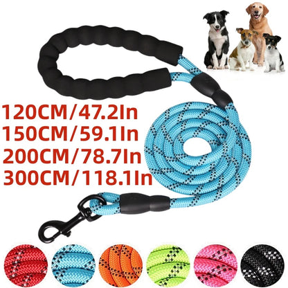 Durable Dog Leash Soft Handle for Small to Large Dogs