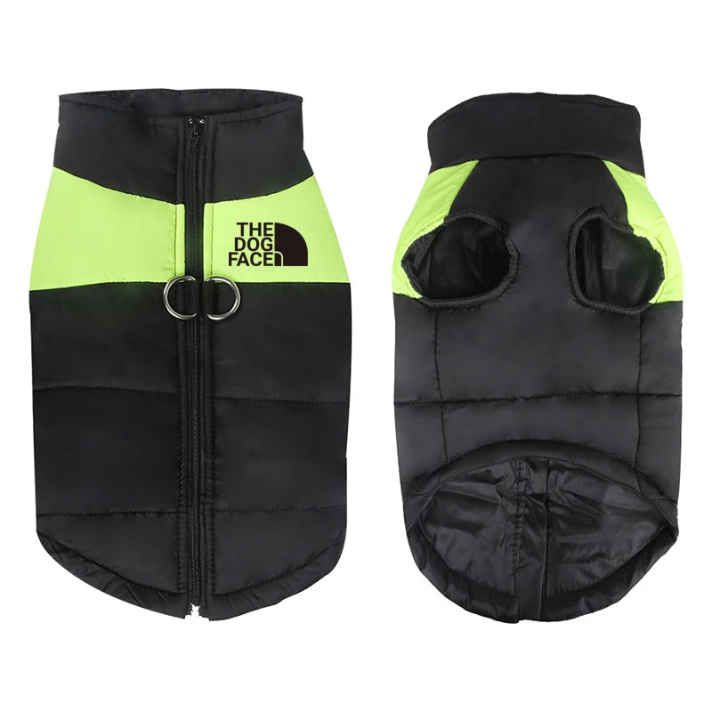 Winter Dog Coat Waterproof Warm Vest for Small to Large Pets