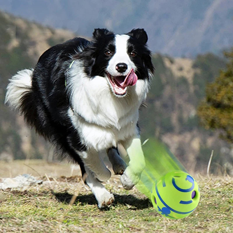 Wobble Wag Giggle Ball Interactive Sound Dog Toy