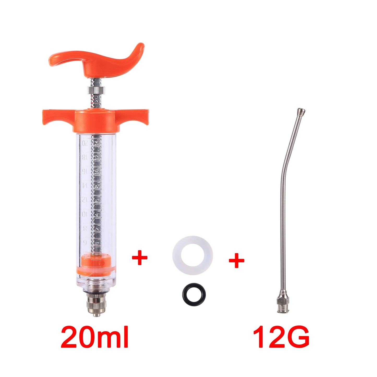 10ml/20ml Parrot Feeding Syringe Bird Feeder Needle