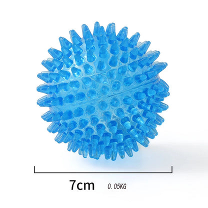 Luminous Bouncy Sound Dog Toy Molar Ball