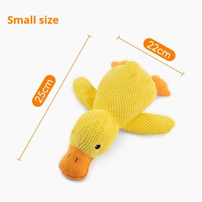 Plush Duck Dog Toy Bite Resistant Sound Relief Chew