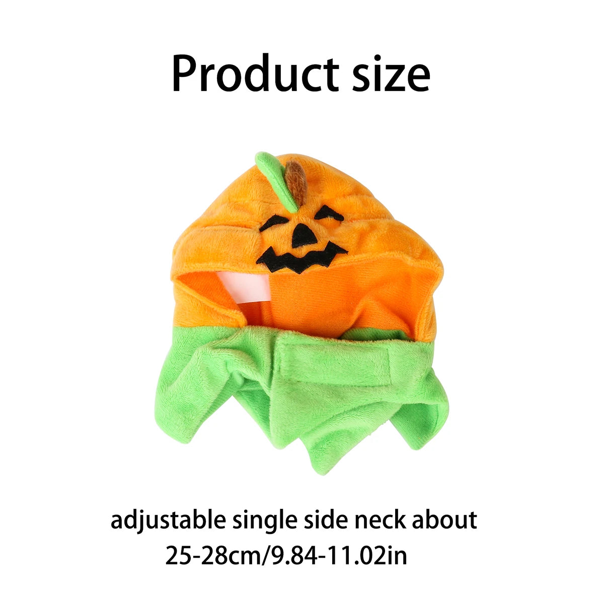 Halloween Pumpkin Hat for Cats Cute Pet Costume