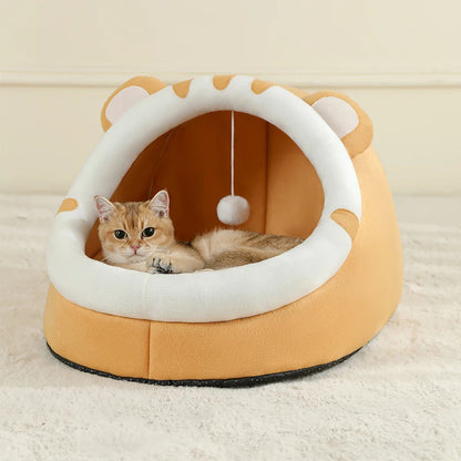 Super Warm Cat Bed Kitten Cave Cushion Sleeping Nest