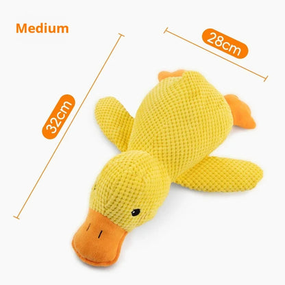 Plush Duck Dog Toy Bite Resistant Sound Relief Chew