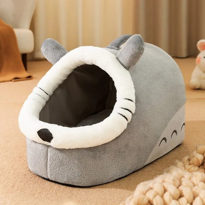 Plush Warm Monster Pet Bed for Small & Medium Dogs & Cats