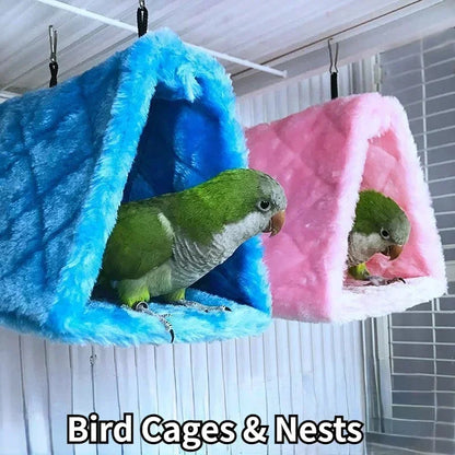 Pet Bird Parrot Hammock Hut Tent for Sleeping & Hatching