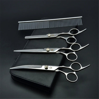 Pet Grooming Scissors Cutting & Thinning Shears