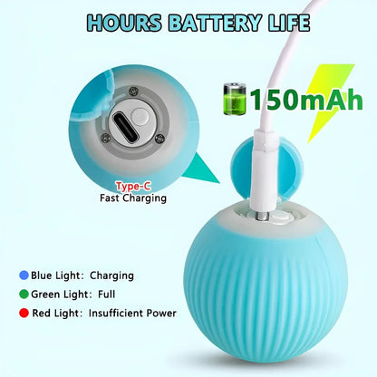 Automatic Rolling Interactive Cat Toy Smart Electronic Ball