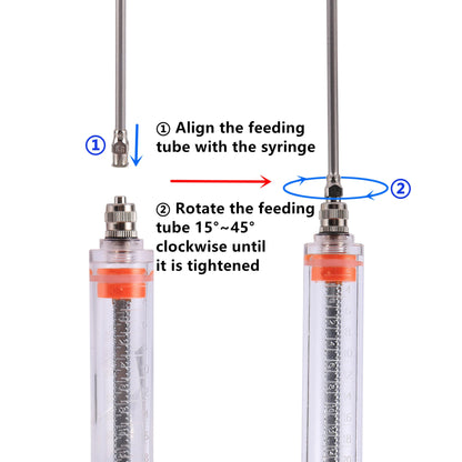 10ml/20ml Parrot Feeding Syringe Bird Feeder Needle