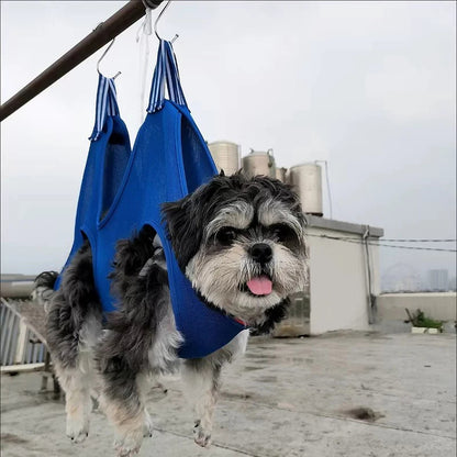 Mesh Dog Grooming Hammock for Small & Medium Pets