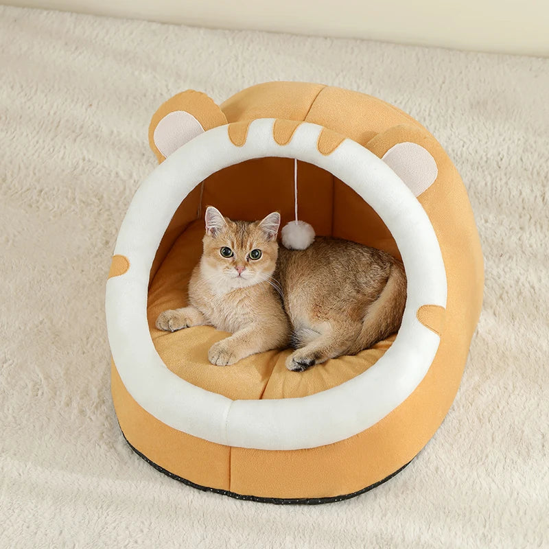 Super Warm Cat Bed Kitten Cave Cushion Sleeping Nest