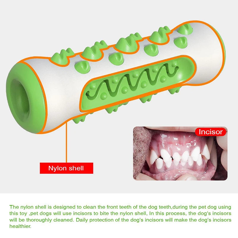 Rubber Dog Toothbrush Chew Toy for Dental Care