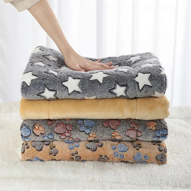 Flannel Pet Sleeping Mat Soft Dog Bed Cushion