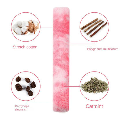 Cat Kick Toy Plush Catnip Stick for Teeth Cleaning