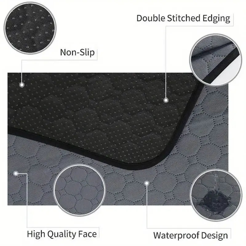 Reusable Waterproof Washable Dog Pee Pad Absorbent Mat