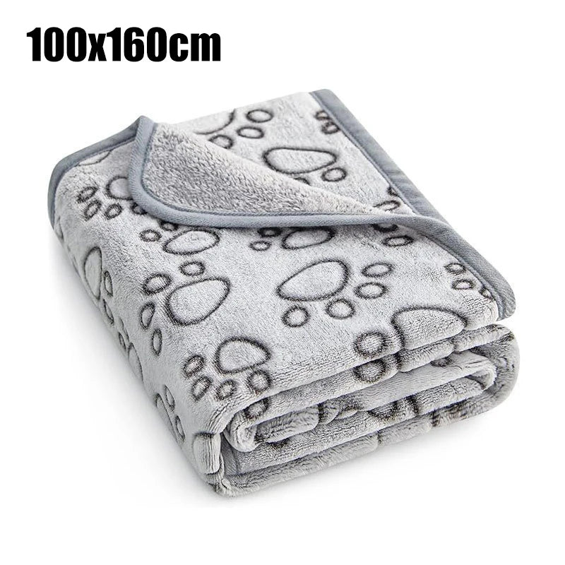 Soft Fluffy Pet Blanket Warm Comfortable Cats Dogs