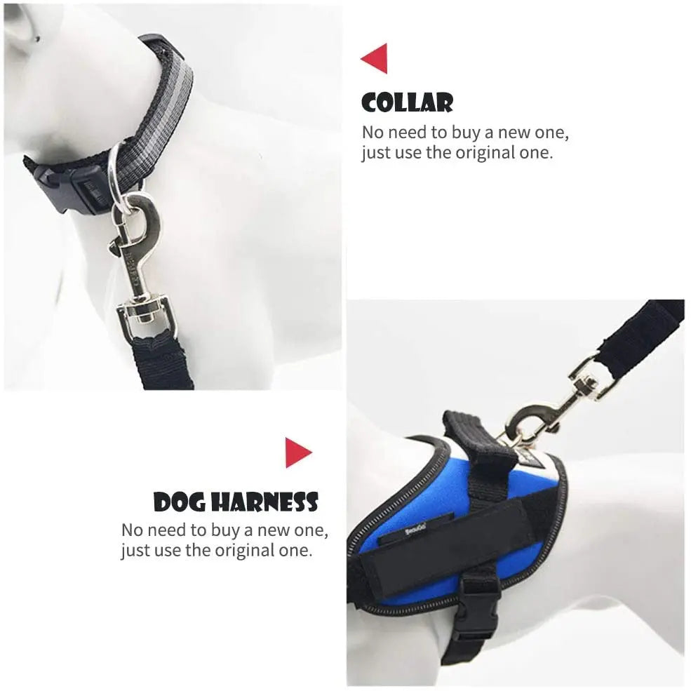 Adjustable Pet Car Seat Belt Harness for Dog Safety