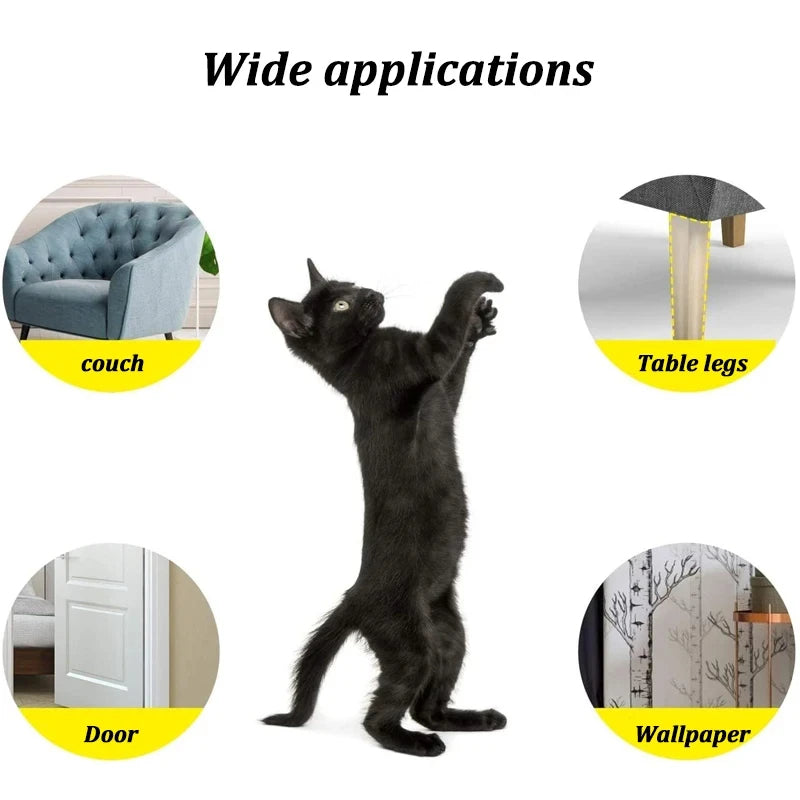 Cat Scratch Protection Pads Self-Adhesive Furniture Guards