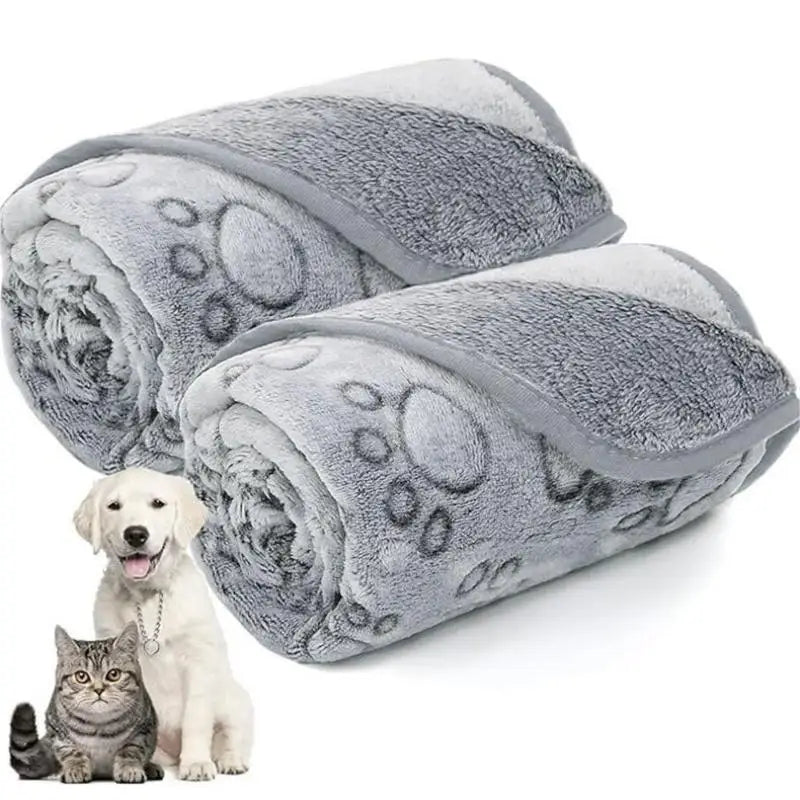 Soft Fluffy Pet Blanket Warm Comfortable Cats Dogs