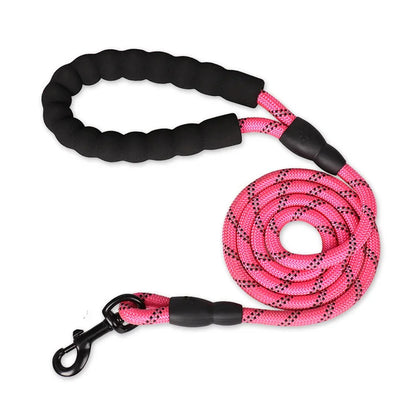 Durable Dog Leash Soft Handle for Small to Large Dogs