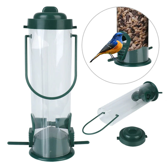 Garden Wild Bird Seed Feeder Hanging Outdoor Decoration