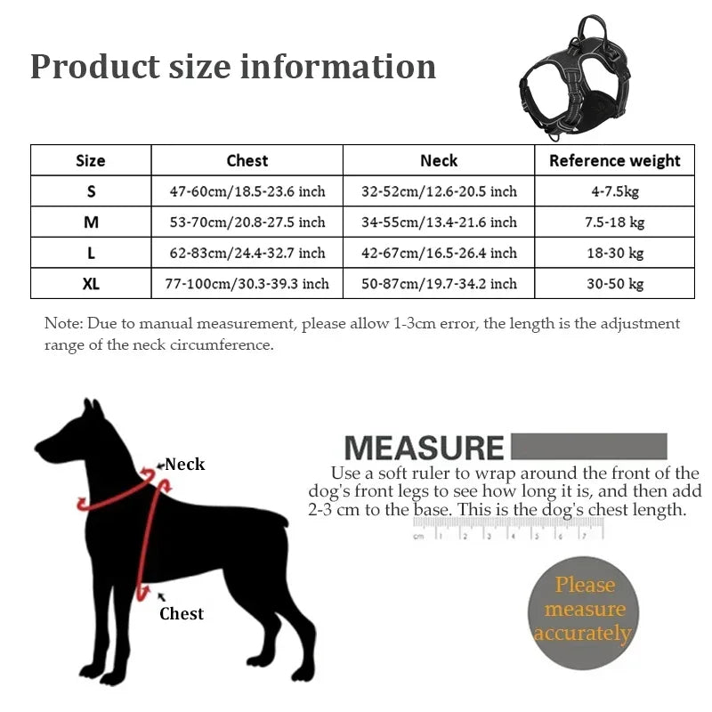 Adjustable Nylon Dog Harness Vest