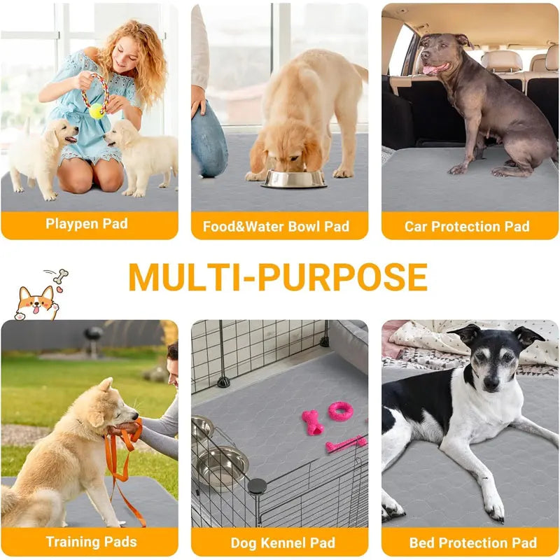 Reusable Waterproof Washable Dog Pee Pad Absorbent Mat