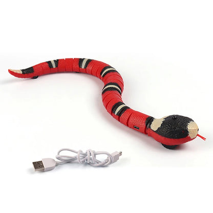 USB Charging Automatic Snake Tease Toy for Cats