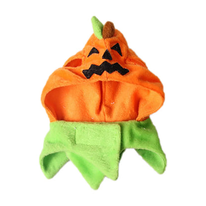 Halloween Pumpkin Hat for Cats Cute Pet Costume