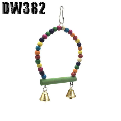 Bird Bite Hanging Ornament Chew Toy for Cages