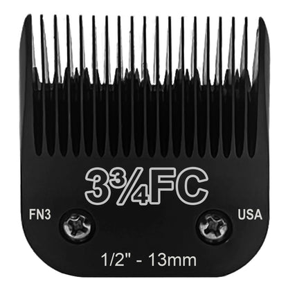 Black Detachable Pet Dog Grooming Clipper Blades Set