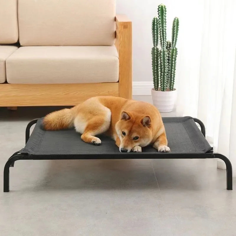 Folding Elevated Dog Bed Breathable Indoor/Outdoor for All Sizes