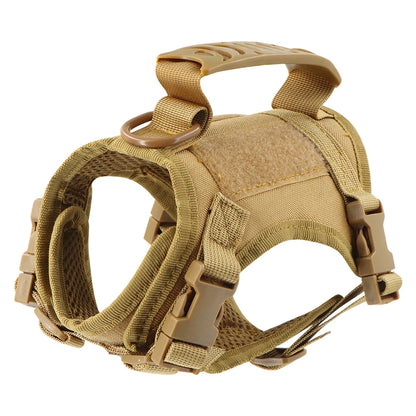 Tactical Adjustable Cat Dog Harness with Leash for Training