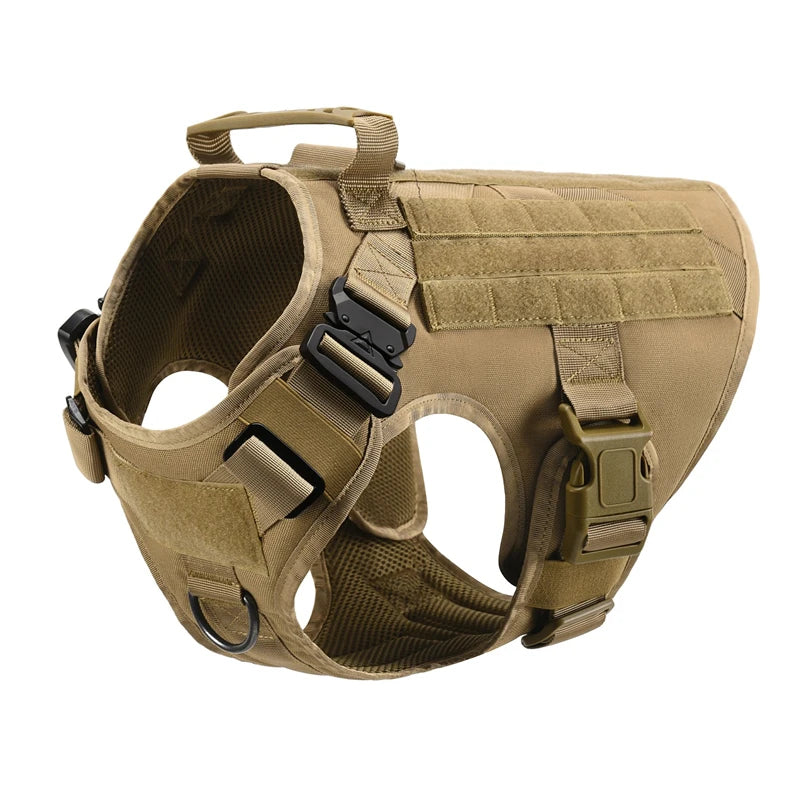 Tactical Dog Vest and Leash Set for Training & All Breeds