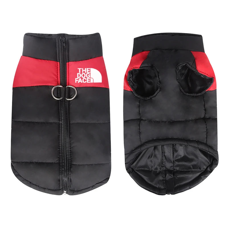 Winter Dog Coat Waterproof Warm Vest for Small to Large Pets