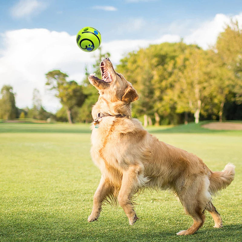 Wobble Wag Giggle Ball Interactive Sound Dog Toy