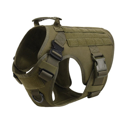 Tactical Dog Vest and Leash Set for Training & All Breeds