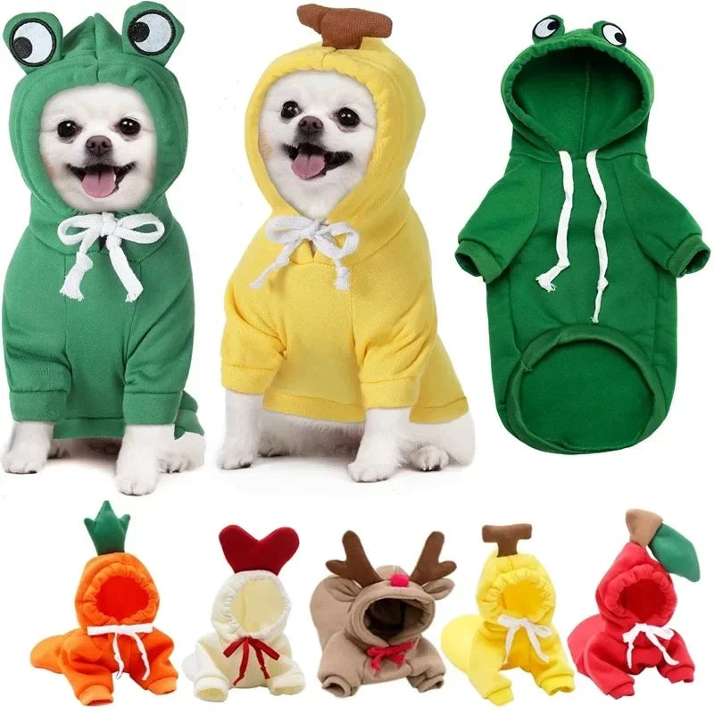 Cosplay Dog Hoodie Costume for Small Dogs & Cats