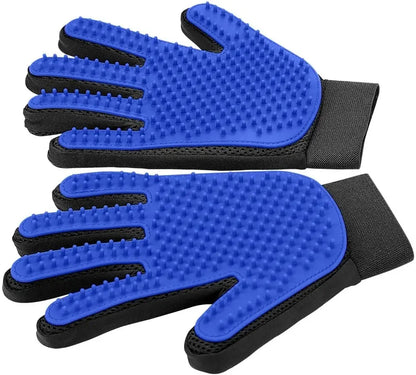 Pet Grooming Glove Hair Remover Mitt for Cats & Dogs