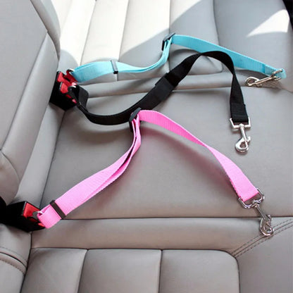 Adjustable Pet Car Seat Belt Harness for Dog Safety