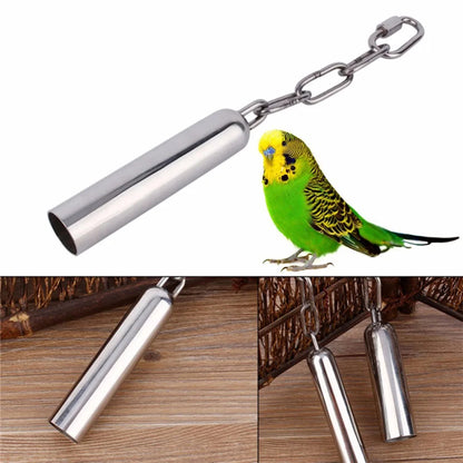 Stainless Steel Bell Toy for Parrot, Cockatiel & Parakeet