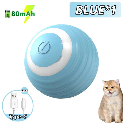 2PCS Smart Interactive Rolling Cat Ball Toy