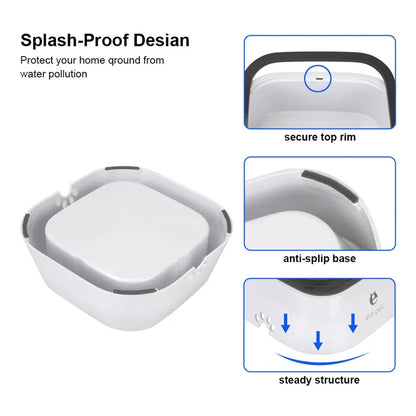 Anti-Overflow Slow Water Feeder Dispenser