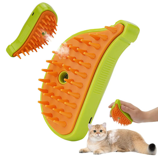 3 In 1 Pet Steamy Massage Beauty Comb for Cats and Dogs